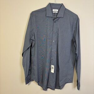 Calvin Klein Men's Slate Blue Dress Shirt